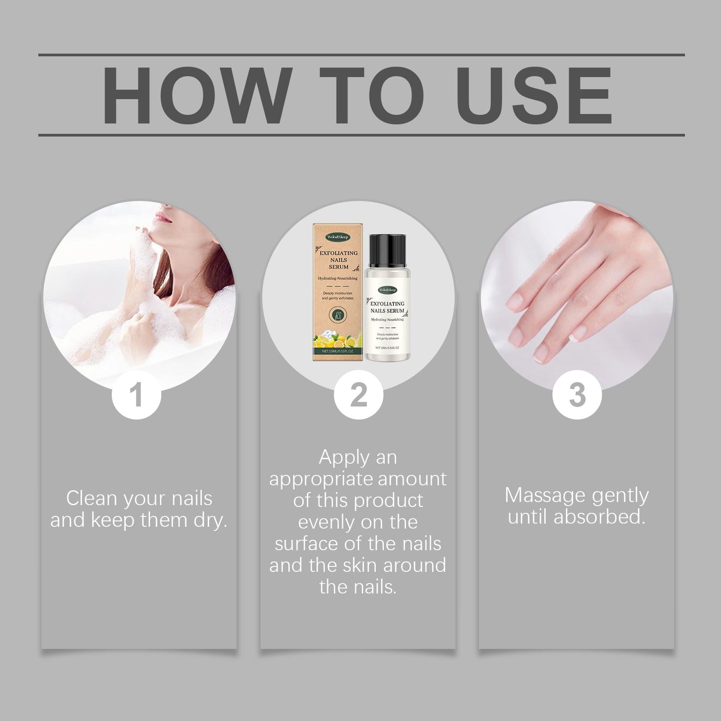 Esencia Nutritiva para el Cuidado de las Uñas para Ablandar y Reparar