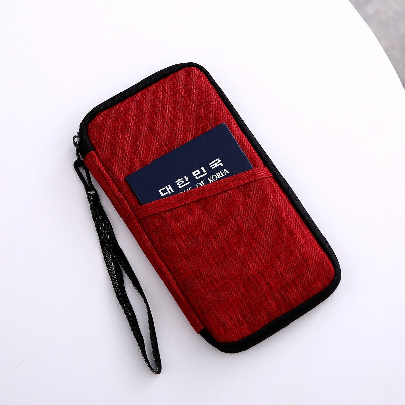 Premium Travel Passport Purse - Multifunctional Storage Wallet
