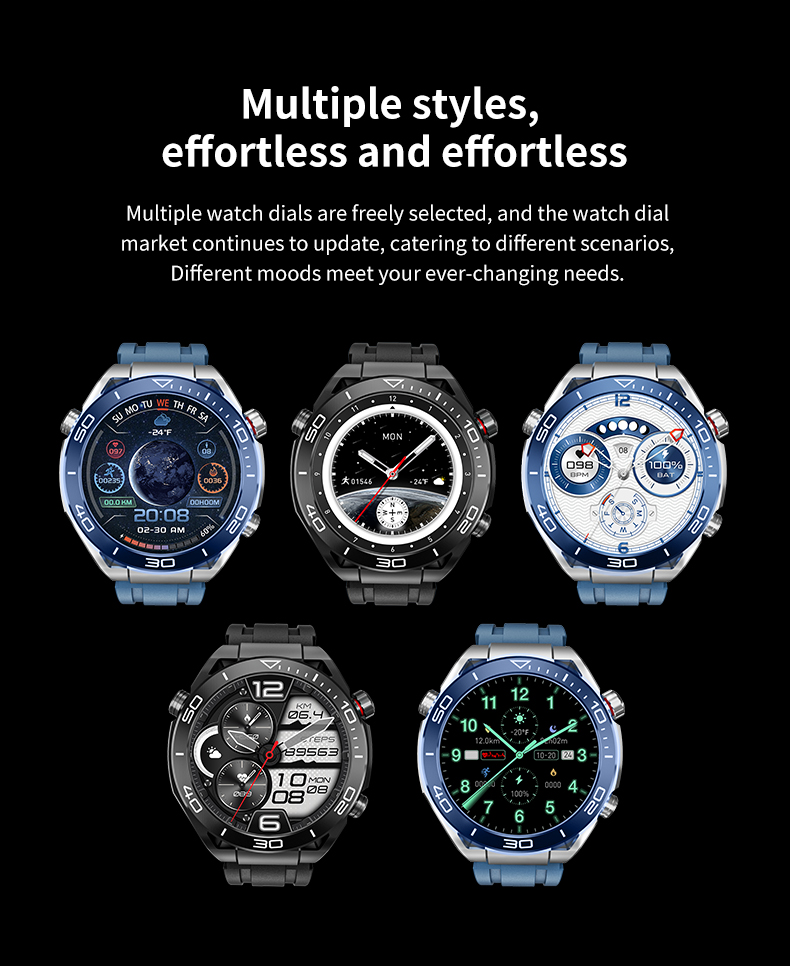 GS ultimate full touch screen smartwatch sports running Bluetooth call bracelet - Korvel