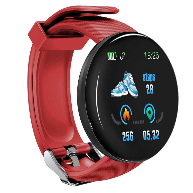 Bluetooth Smart Watch Men Blood Pressure Round Smartwatch Women Watch Waterproof Sport Tracker WhatsApp For Android Ios - Korvel