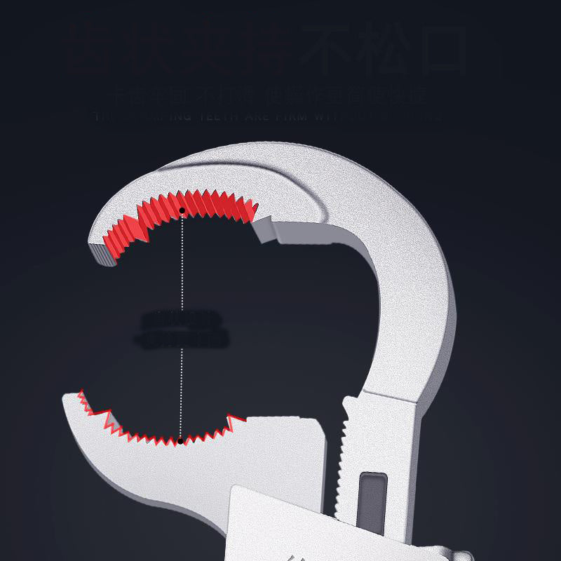 Multifunctional Movable Live Wrench Short Handle Bathroom Wrench - Korvel
