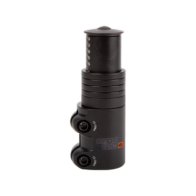 Ergotec Stem Ahead Adapter 4 - 28.6mm, 117mm, Black Sandblasted