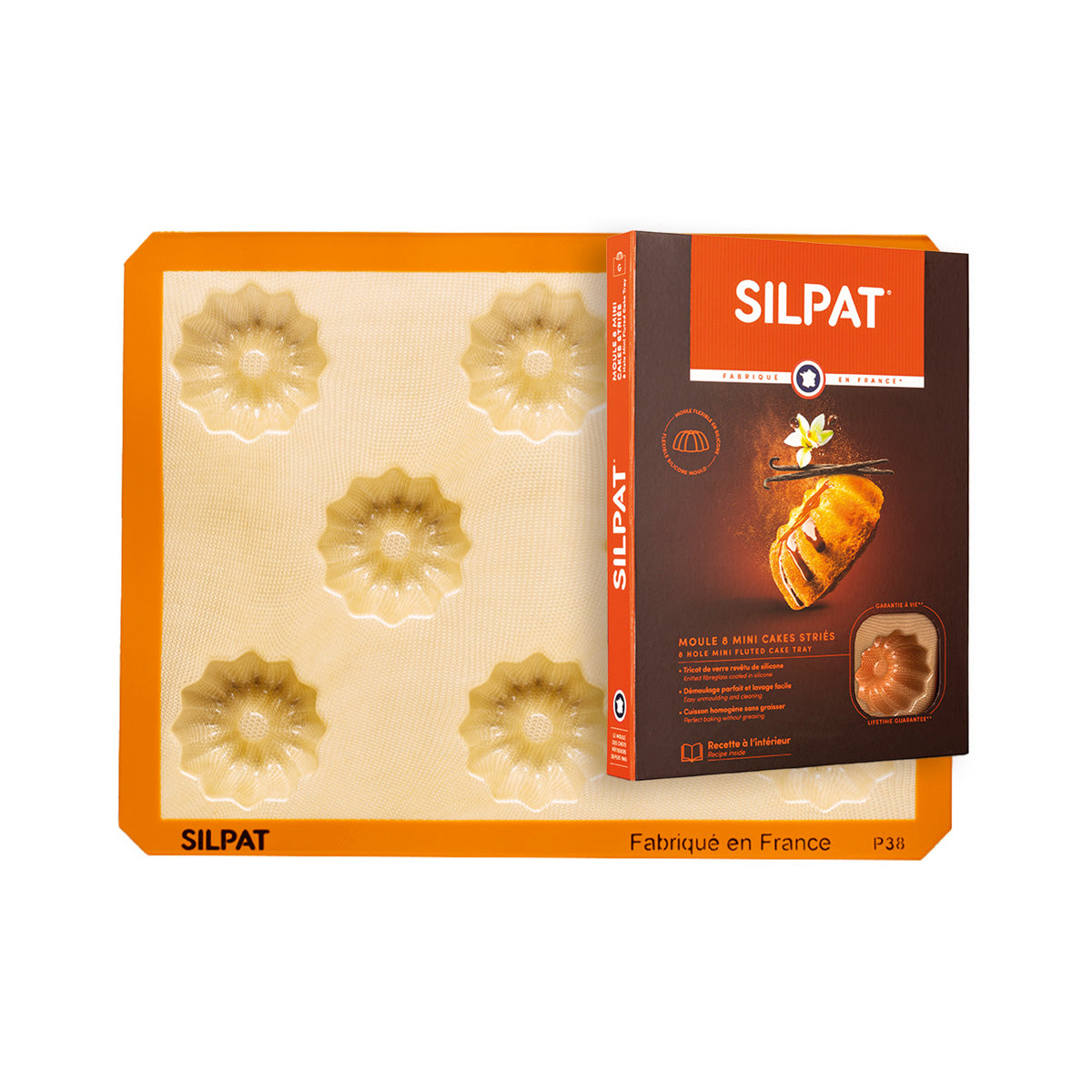 Silpat Perfect Mini Fluted Cake Mold - Korvel