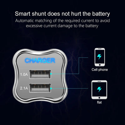 Premium Dual Port USB Wall Charger - 5V 2.1A