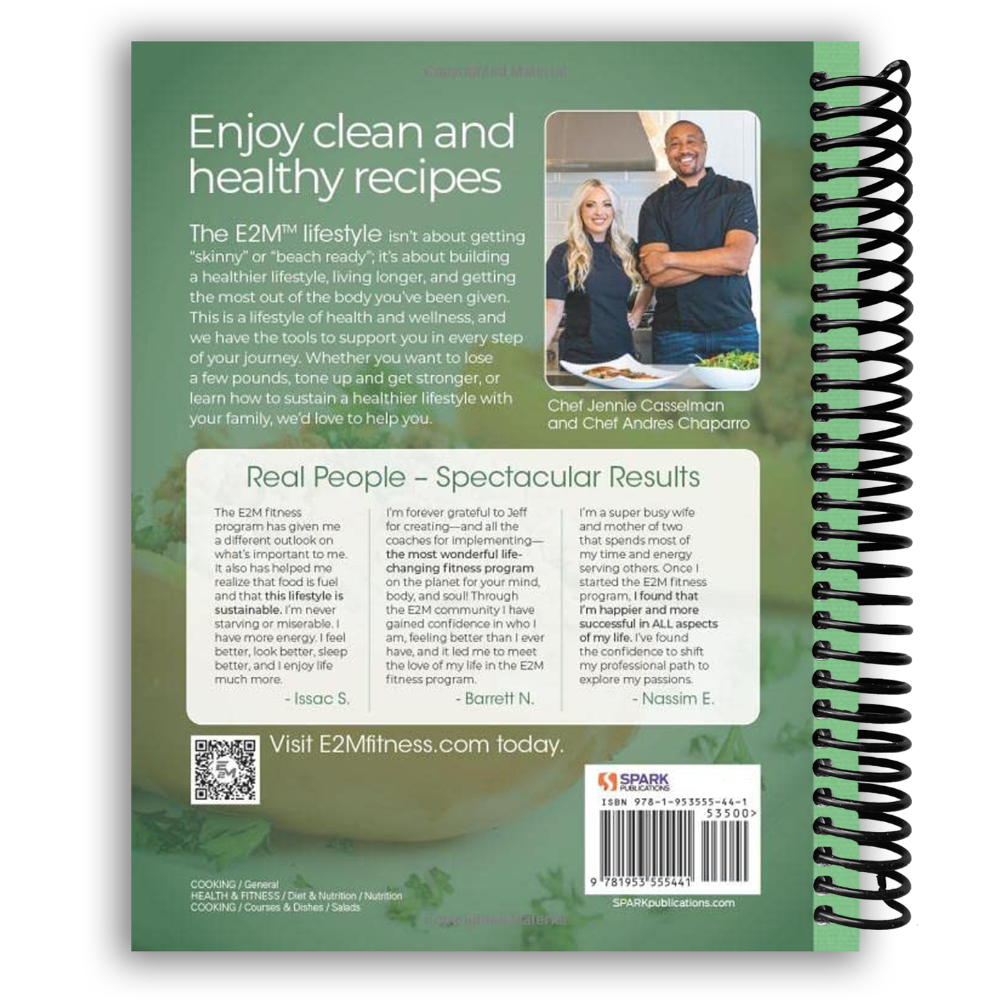 Eager 2 Cook: Wholesome Seafood & Salad Recipes for Vibrant Living (Spiral Bound) - Korvel