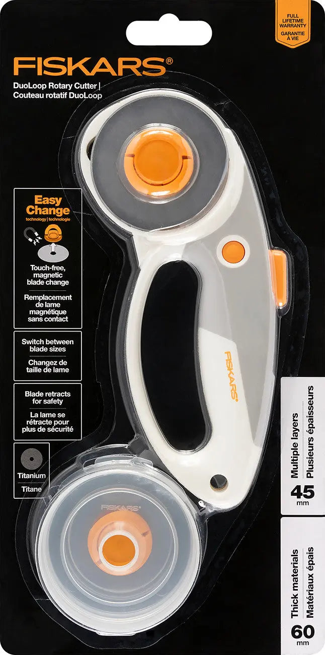 Easy Change DuoLoop Rotary Cutter 45mm & 60mm