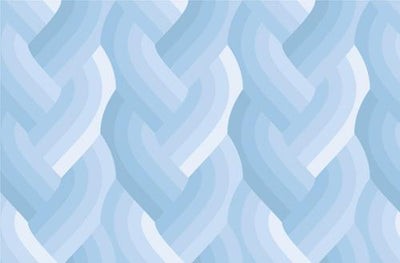 Echo Braid Light Blue Cotton Fabric - 44" / 45" per yard