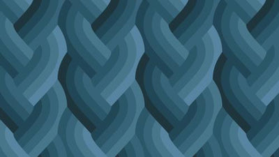 Tela de Algodón Navy Echo Braid - 44" / 45" por Yarda