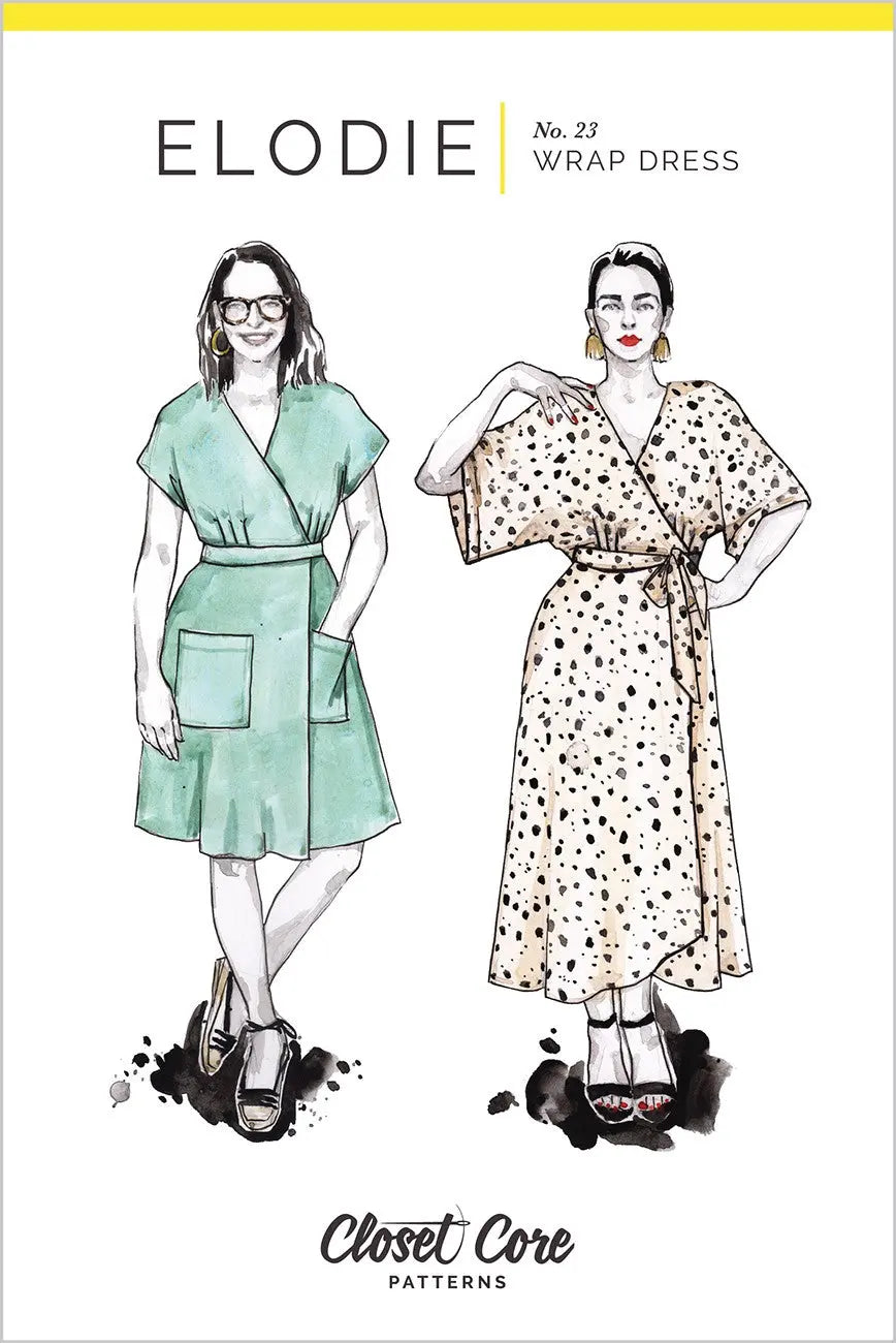 Elodie Wrap Dress - Versatile & Elegant Sewing Pattern