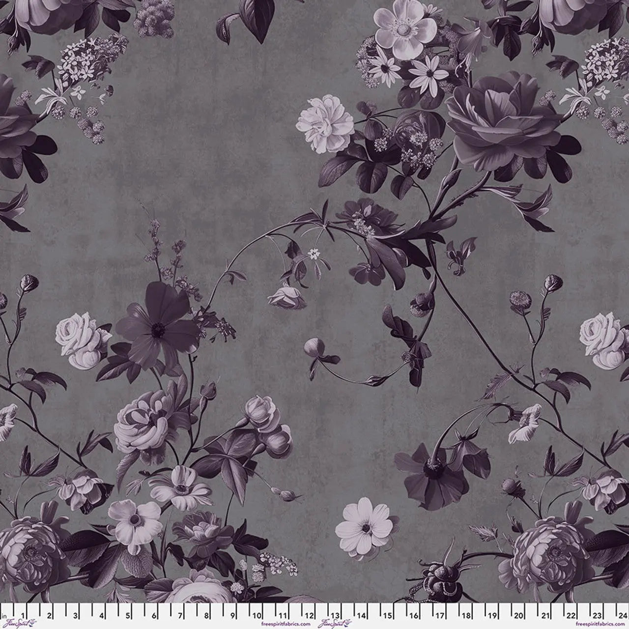 Enrapture by Guicy Giuce Vining - Wisteria Cotton Wideback Fabric