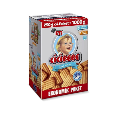 Eti Cici Bebe Plain Baby Biscuits – Nutritious Infant Snack (1kg)