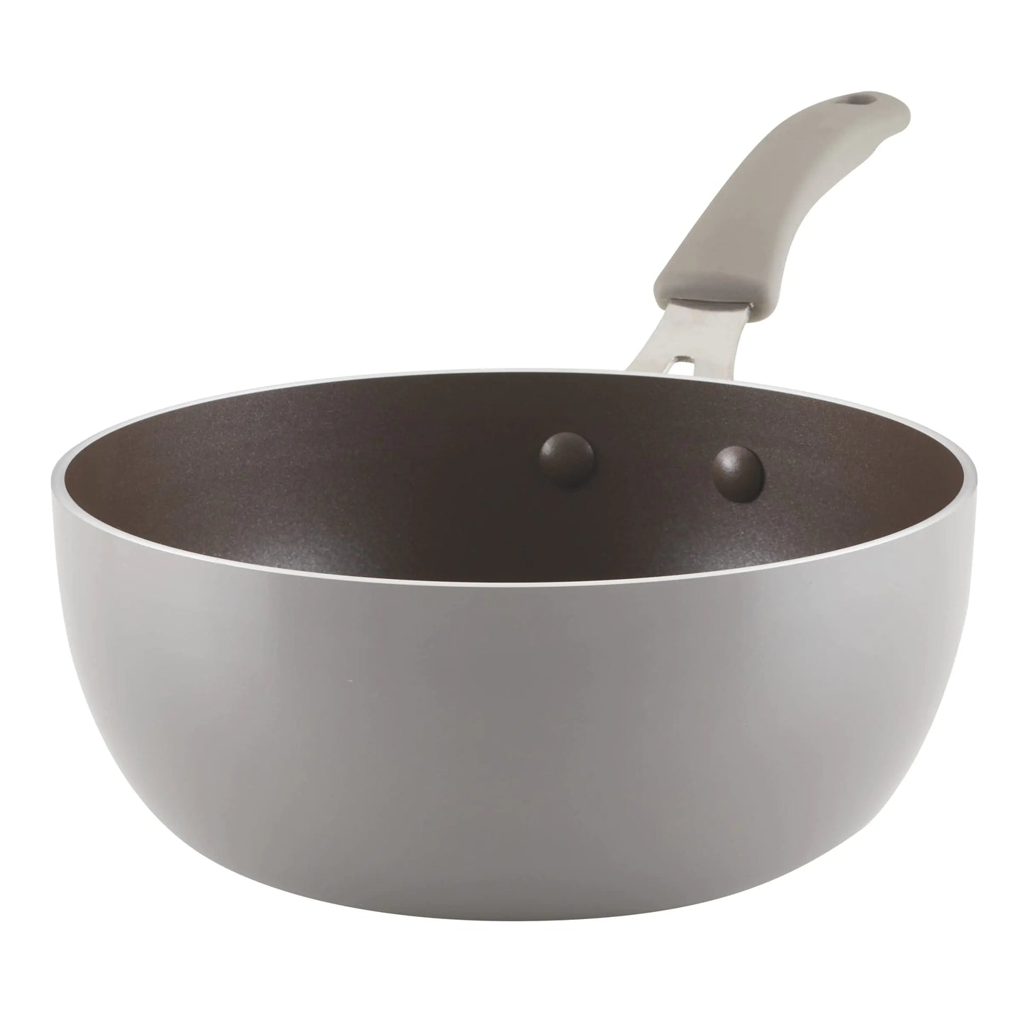 Rachael Ray Cook + Create 3-Quart Nonstick Saucier Pan - Gray