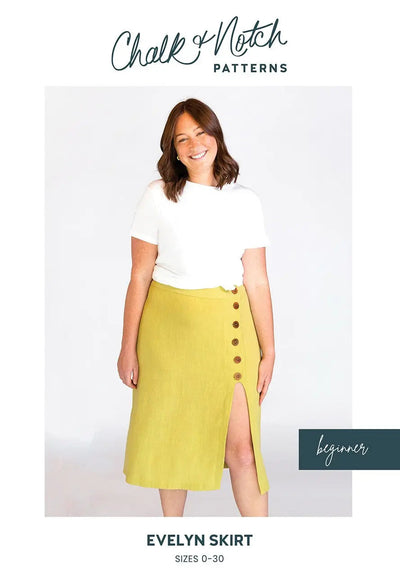 Evelyn High-Waisted Skirt Sewing Pattern