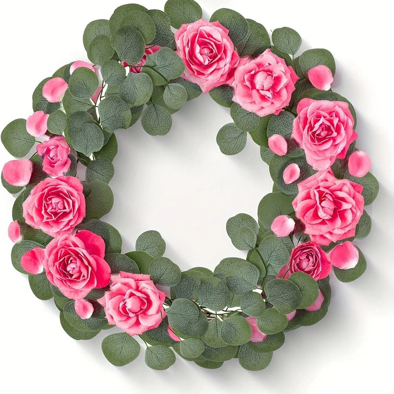 Artificial plants, eucalyptus leaves, festivals, weddings, home decor, DIY wreaths, bouquet accessories. - Korvel