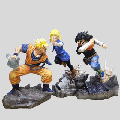 Dragon Ball No. 17 and No. 18 figurine severed arm Wufan future warrior Wufan anime figurine - Korvel