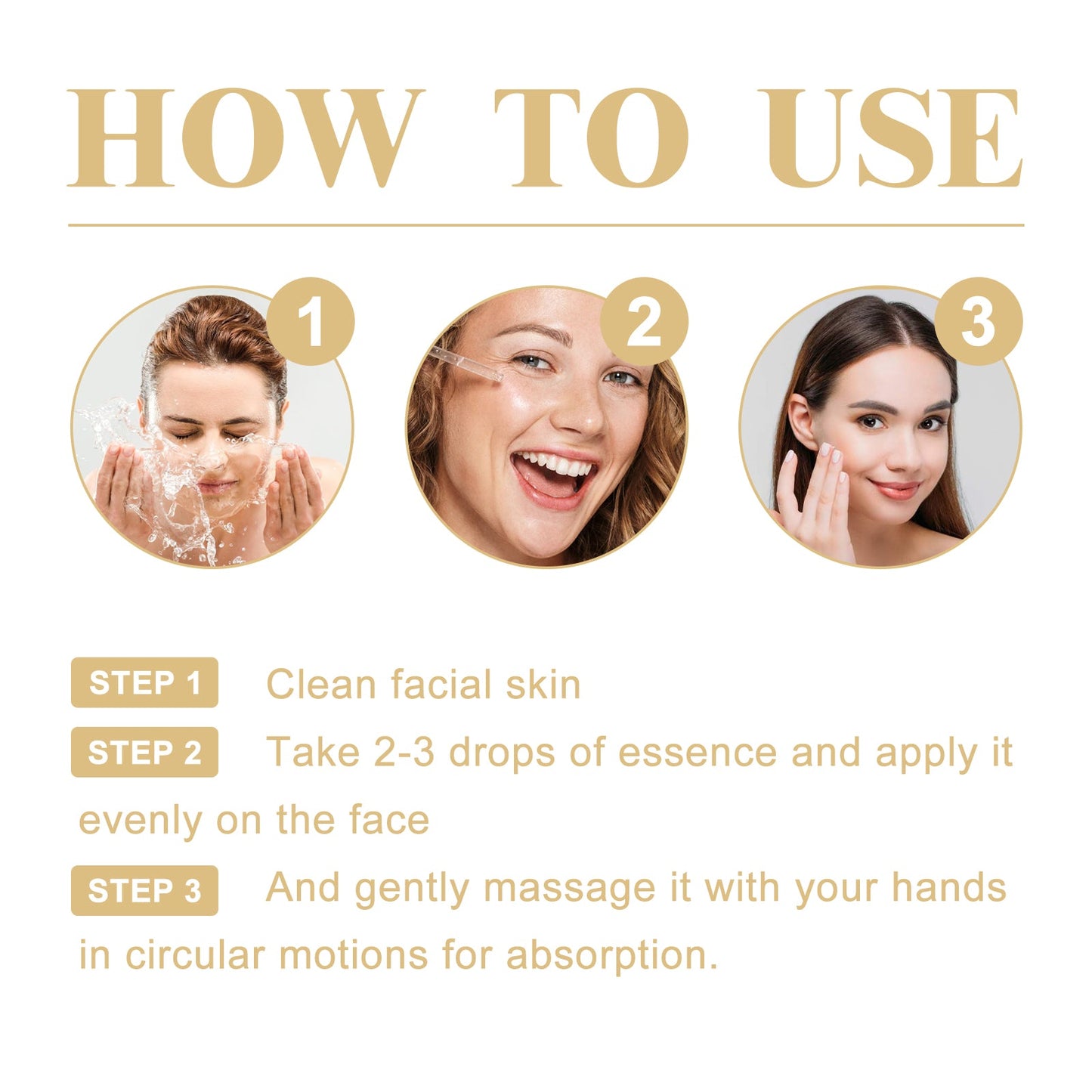 Collagen Face Serum, Moisturizing, Moisturizing And Firming Facial Skin, Cleaning, Anti-Wrinkle, Anti-Aging Eyes - Korvel