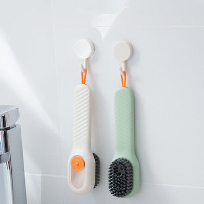 Multi Functional Shoe Brush Press Type Automatic Liquid Detergent Brush - Korvel