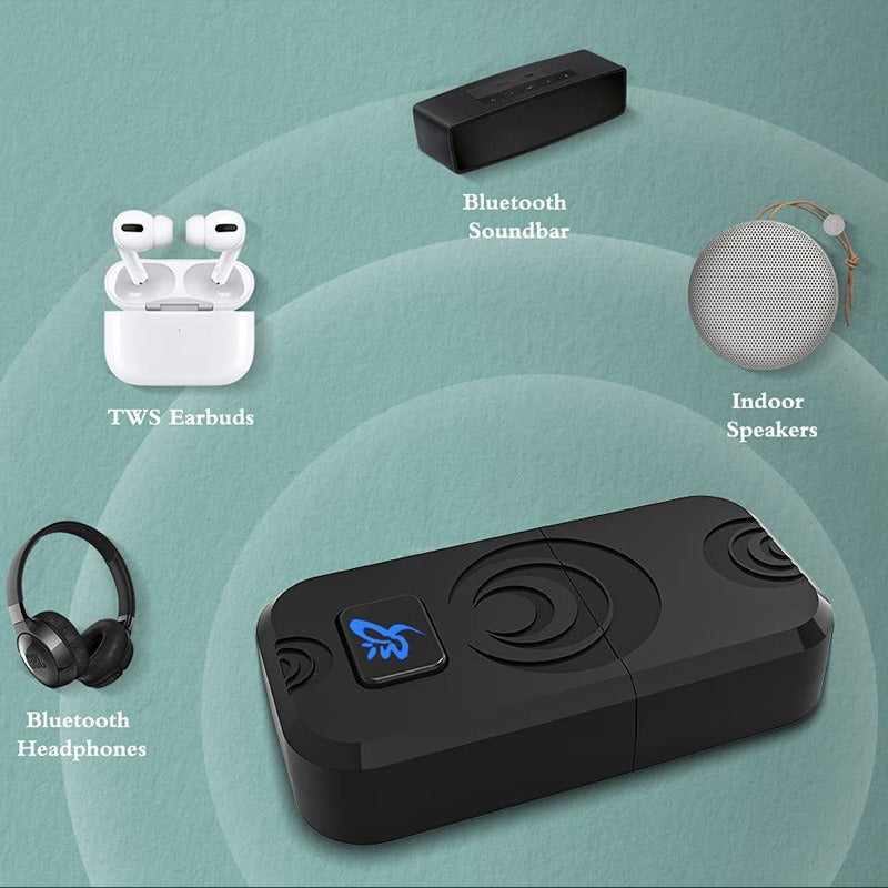 Suitable for PS5 Bluetooth wireless headphone adapter PC computer/PS5/PS4/Switch Bluetooth transmitter - Korvel