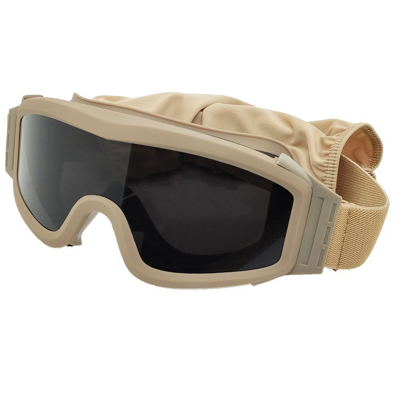Tactical Military Wind Goggles - Impact Protection with Three Lens Set