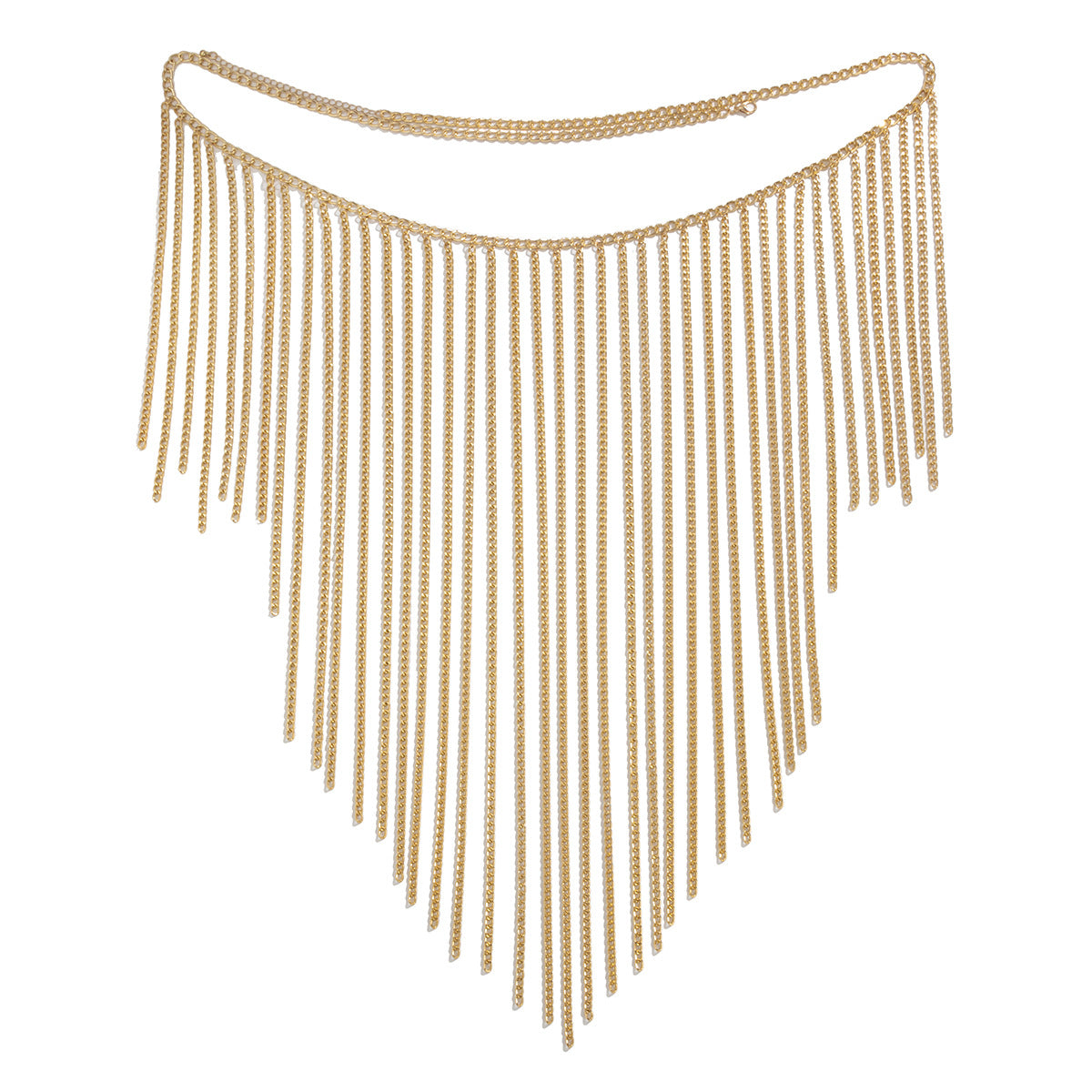 Bijoux de corps en chaîne à franges multi-couches élégants
