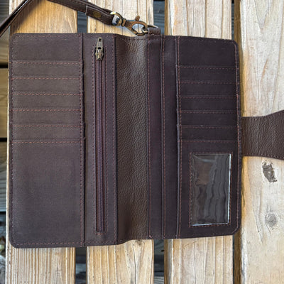 Chic Cowhide Clutch Wallet - Korvel
