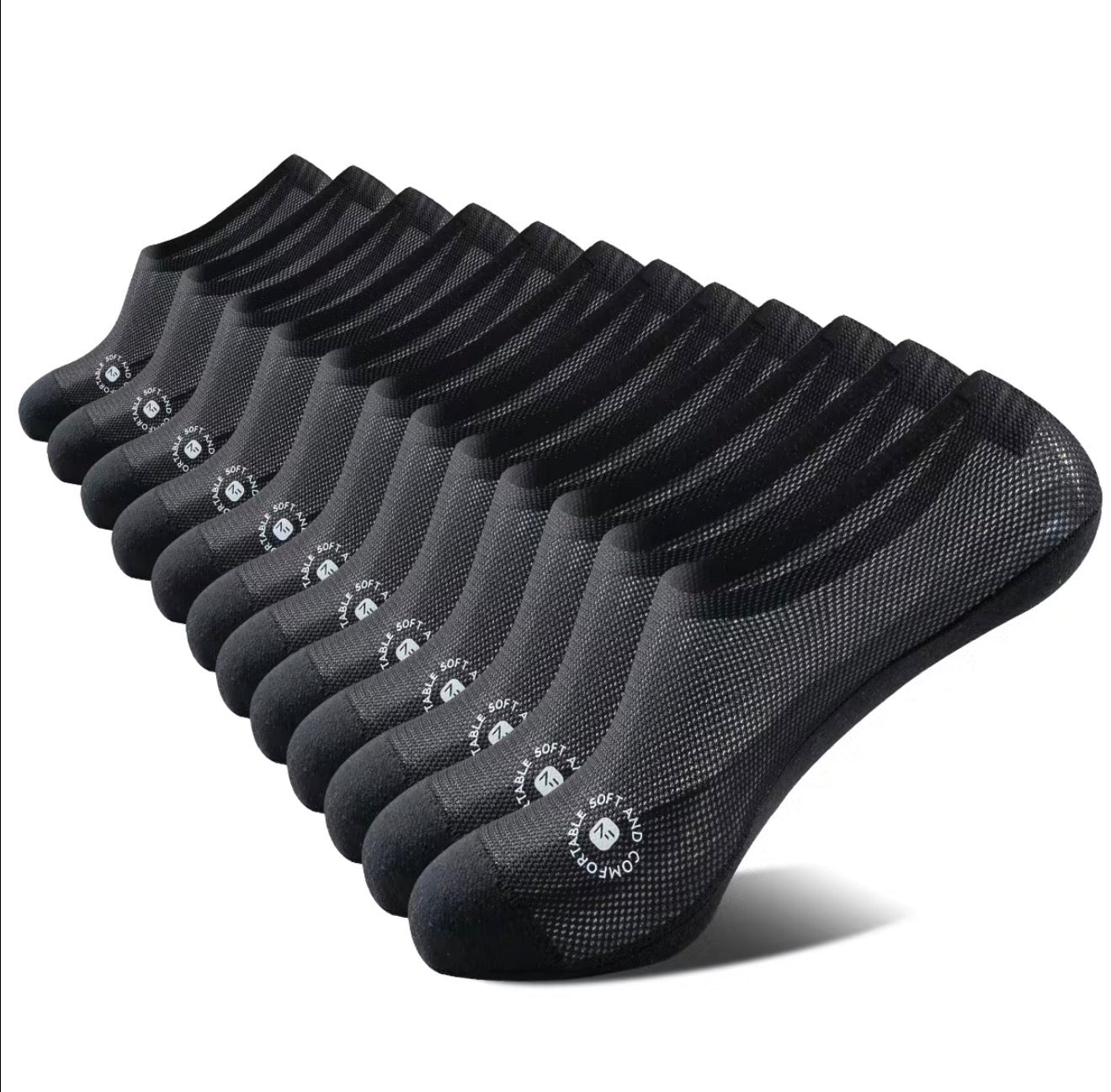 BreezeFit Low-Cut Mesh Socks for Everyday Comfort