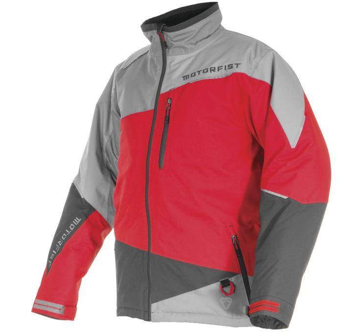 Motorfist Redline Performance Jacket - Red/Gray - Medium - Korvel