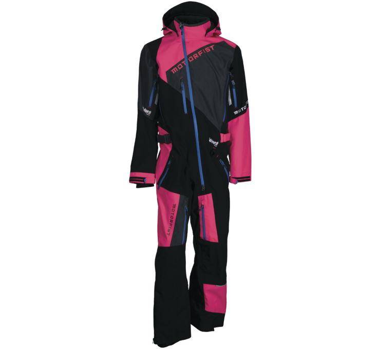 Motorfist Blitz II Performance Suit - Black/Pink - XL Short - Korvel