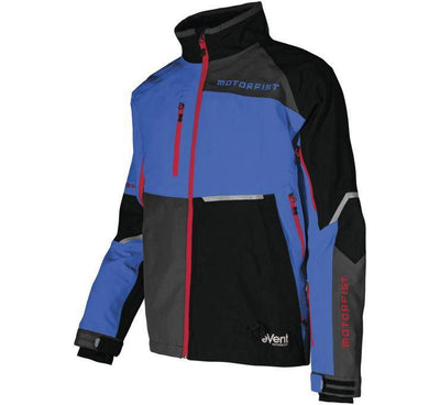 Motorfist Rekon X Jacket - Blue/Red - X-Large