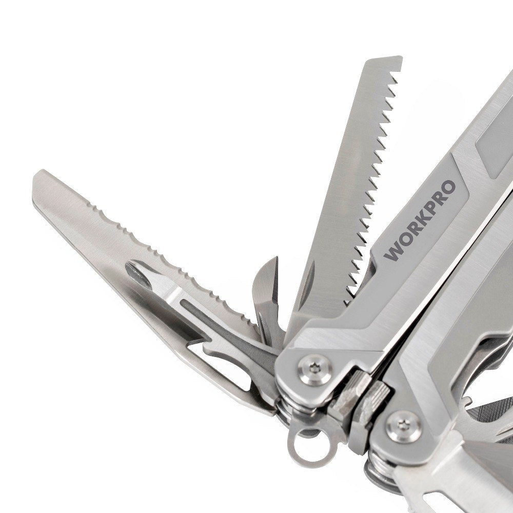 WORKPRO 16 in1 Multifunctional Plier Multi Tools Stainless Steel Plier Outdoor Camping Tool - Korvel