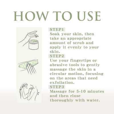 Avocado Ice Cream Scrub - Exfoliating Body Scrub