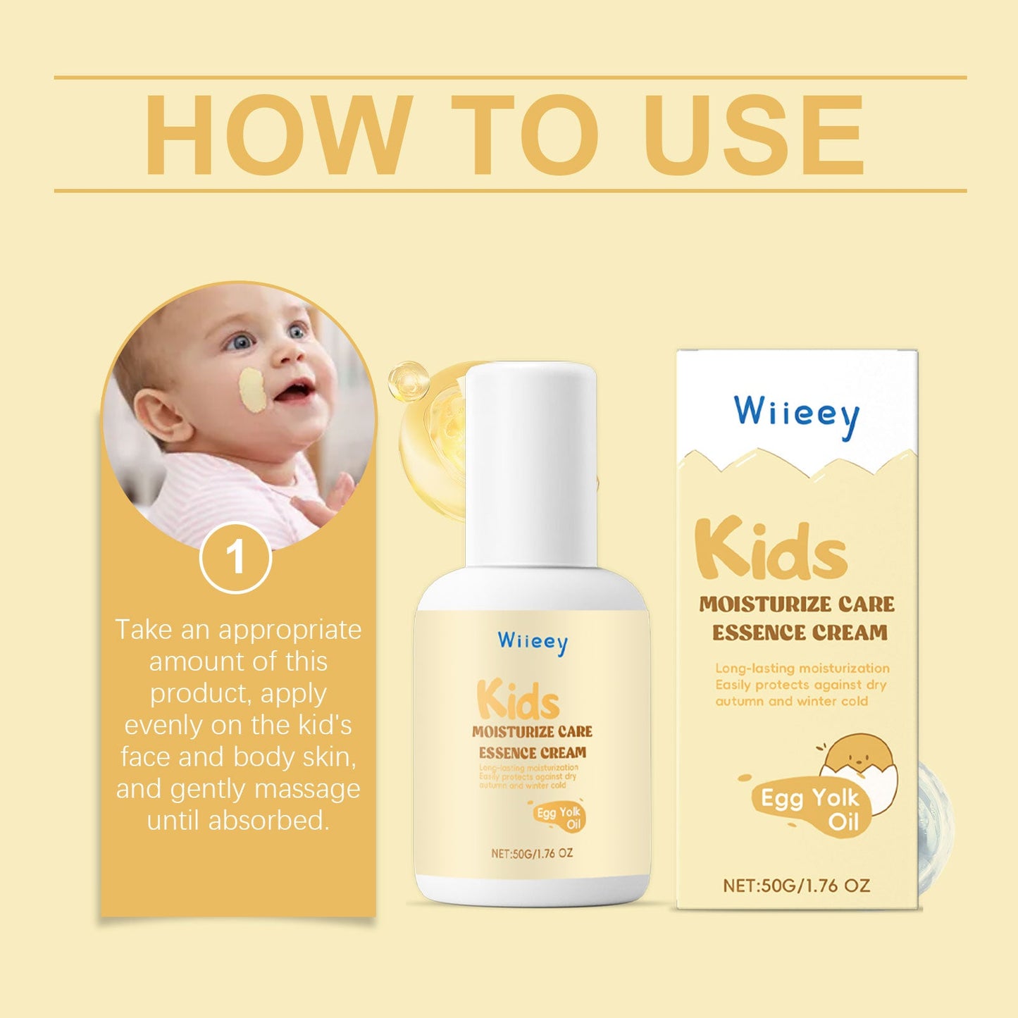 Children's Moisturizing Care Cream, Moisturizing, Moisturizing, Moisturizing, Moisturizing And Moisturizing Body Lotion - Korvel