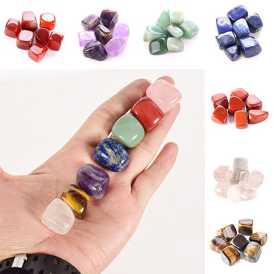 Seven Chakra Stone Set - Polished Healing Crystals