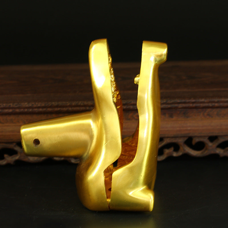 The mold is made of pottery clay, water and copper alloy, and is dedicated to Xizang Tridimensional Lotus Master - Korvel
