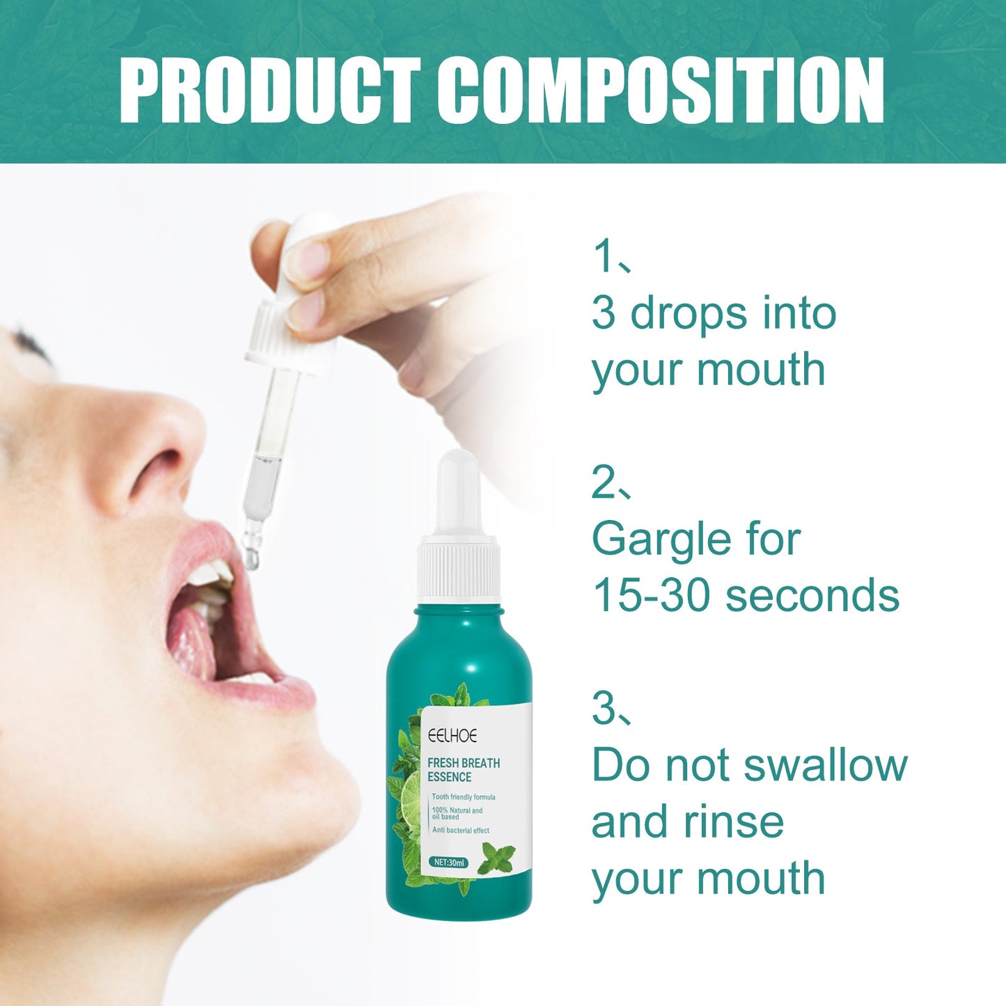 Essence de Fraîcheur - Spray Oral Parfumé à la Menthe