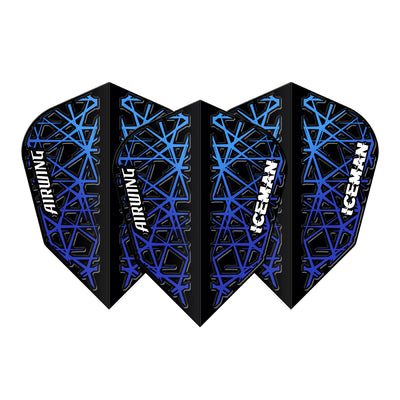 Airwing Gerwyn Price Moulded Blue V-Standard Dart Flights