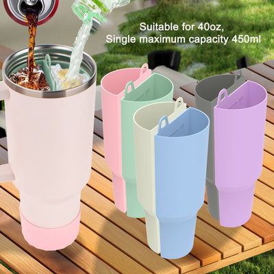 2-in-1 lined double drinking cup inner liner silicone 40oz special - Korvel