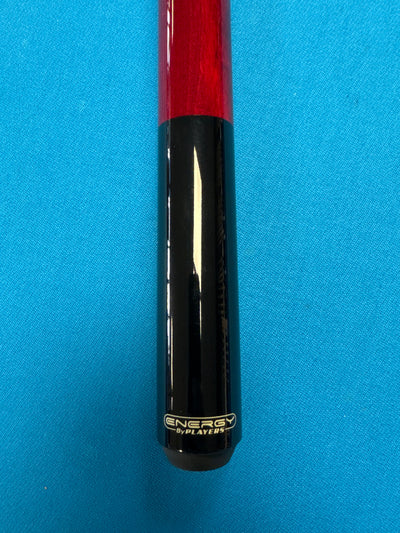 Energy By Players Cue Red/Black Wrapless - Korvel