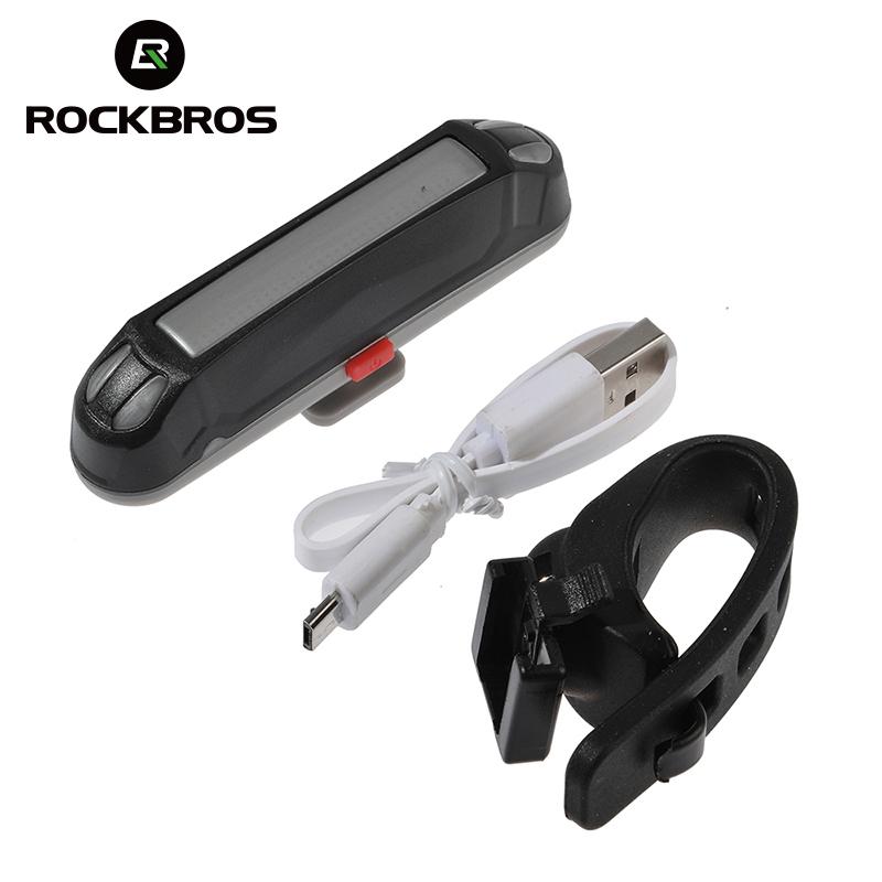 ROCKBROS Bicycle Light Bike Cycling Waterproof Taillight 30 LED Super Light With USB Rechargable Safety Night Riding Rear - Korvel