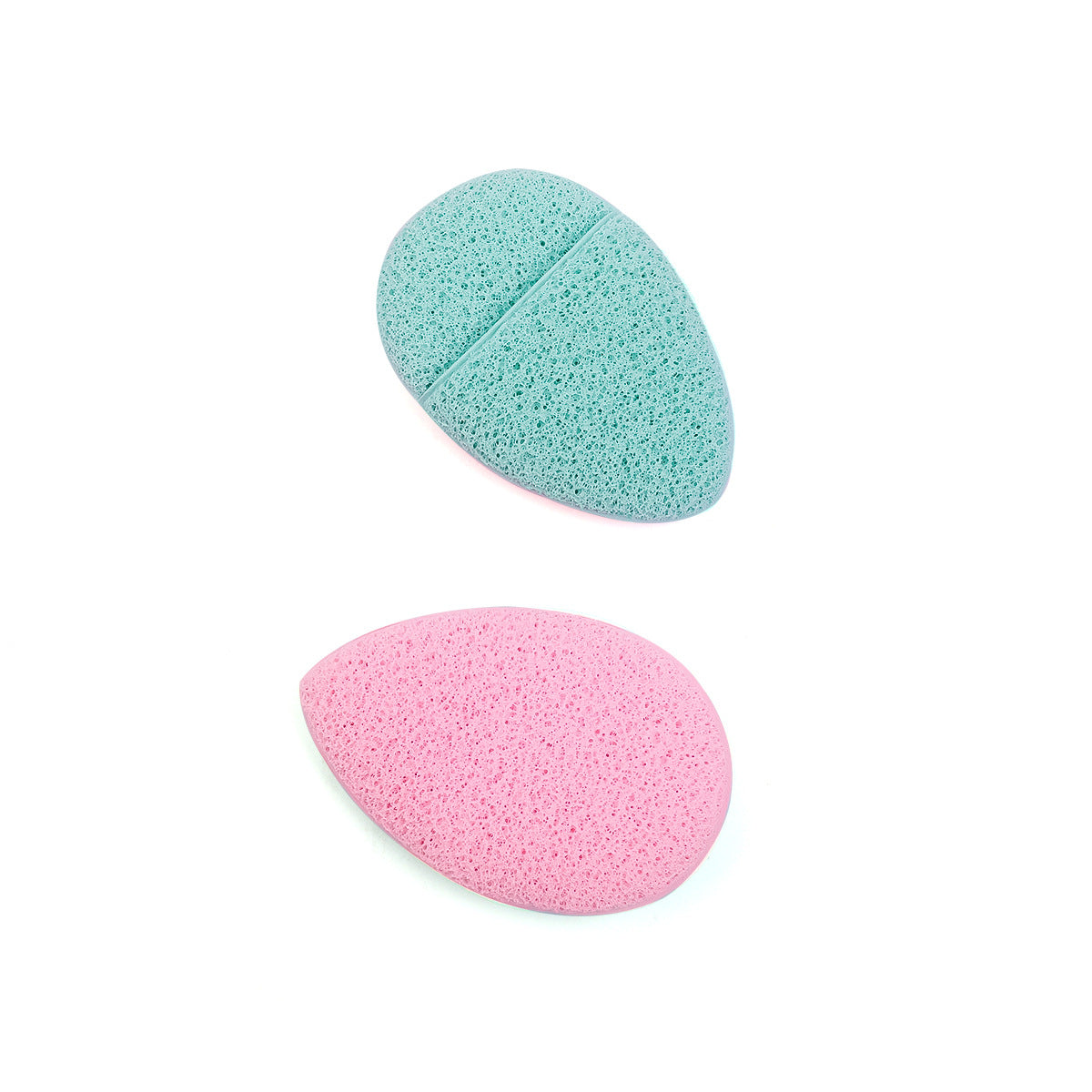 O.TWO.O Oval Soft and Comfortable Sponge Face Wash Puff Magic Lazy Water Makeup Remover Puff 1Pcs - Korvel