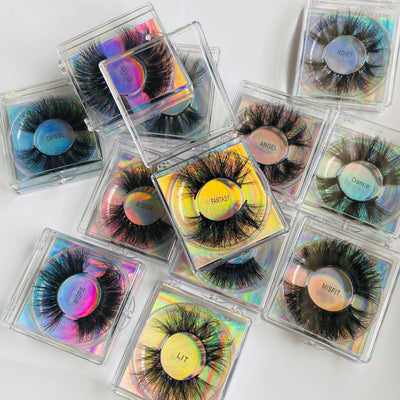 Fluffy 8D Mink Eyelashes - 25mm Long & Thick
