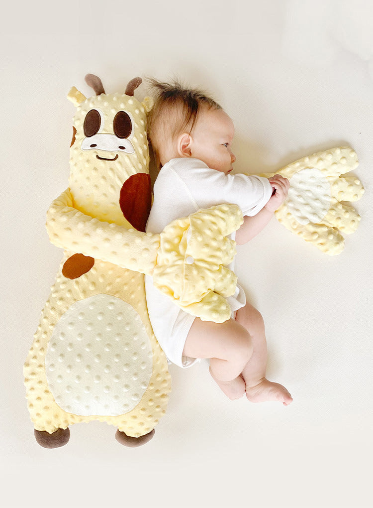Coussin Apaisant en Peluche pour Bébé - Cerf Rose
