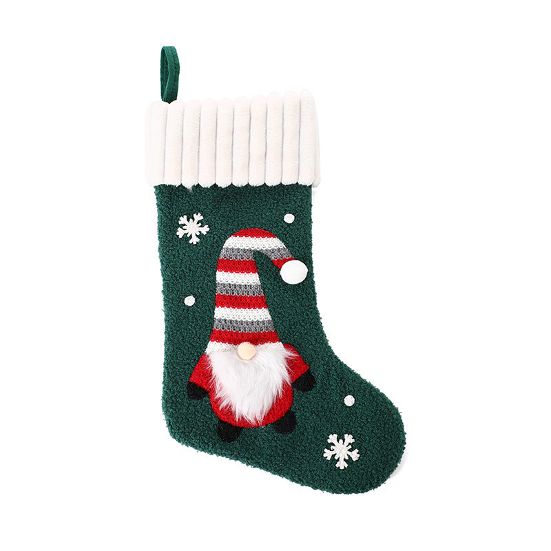 Calcetines de Navidad Bordados - Decoración Festiva