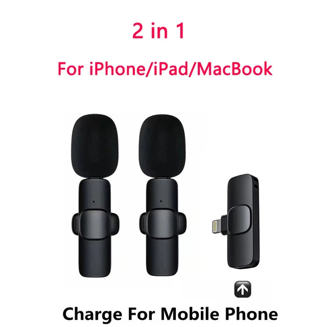 Buttonhole Lavalier Wireless Lapel Microphone Bluetooth Mini Mic For Phone PC Cell Mobile Small Micro Tiny Tie Mike Mikrofon USB - Korvel