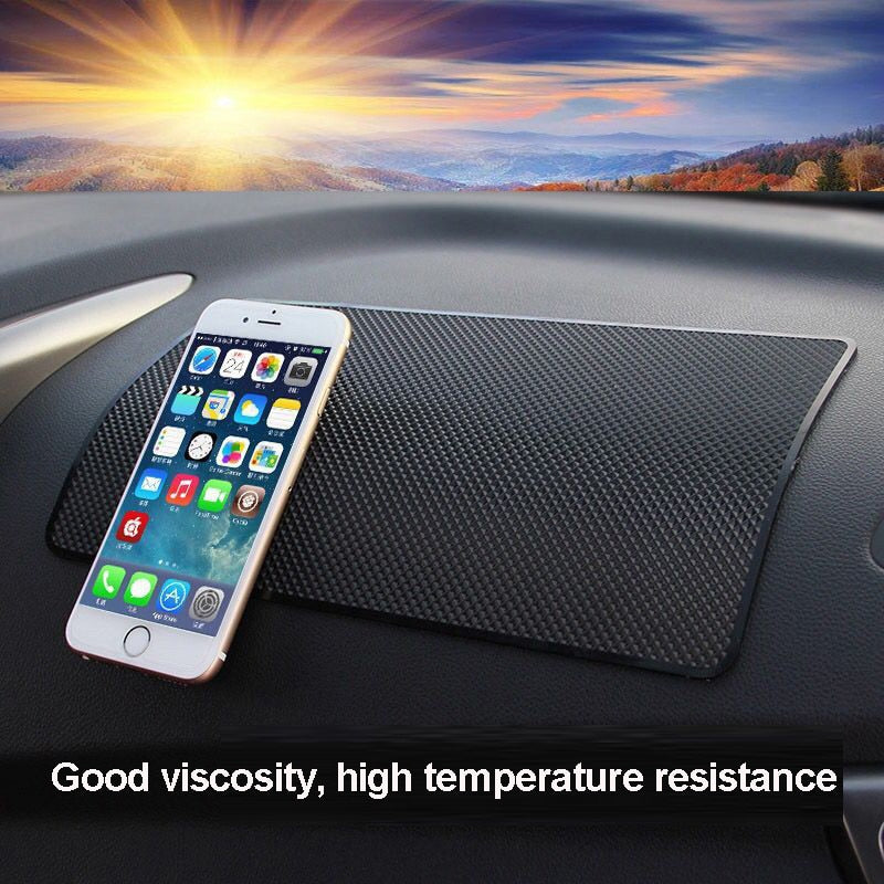 27x15CM Car Dashboard Sticky Anti-Slip PVC Mat Auto Non-Slip Sticky Gel Pad For Phone Sunglasses Holder Car Styling Interior - Korvel