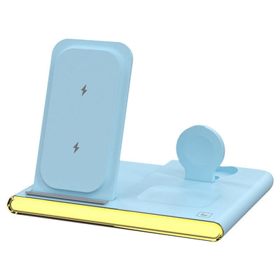 Station de Charge Sans Fil 3-en-1 pour Apple et Samsung
