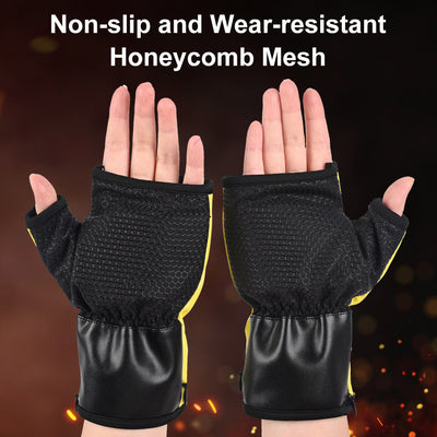 Autumn and winter electric heating gloves intelligent constant temperature charging heating gloves outdoor skiing camping - Korvel