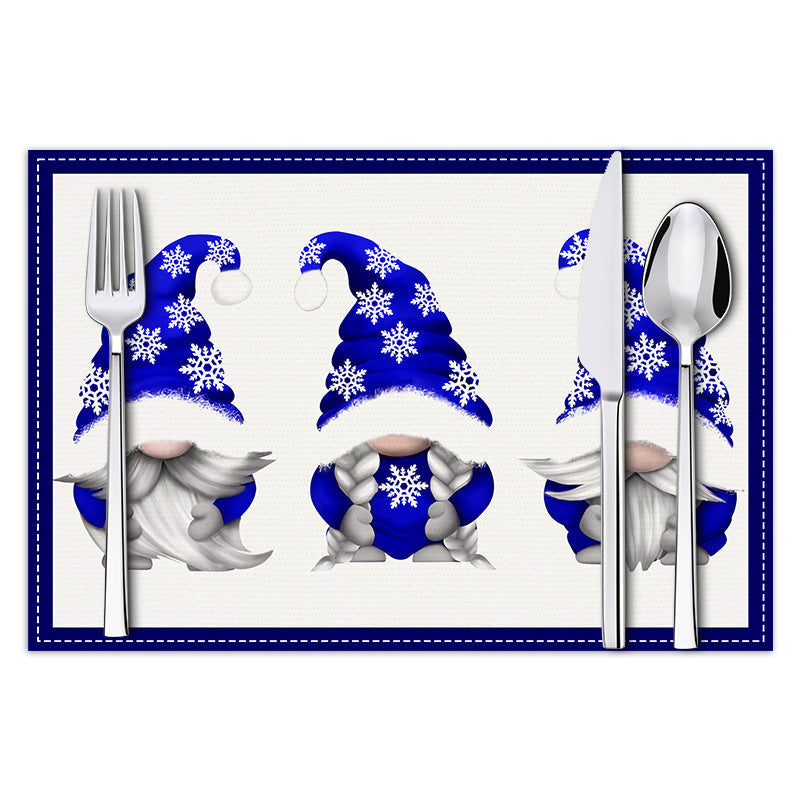 Tapis de repas nain de Noël - Décoration de table festive