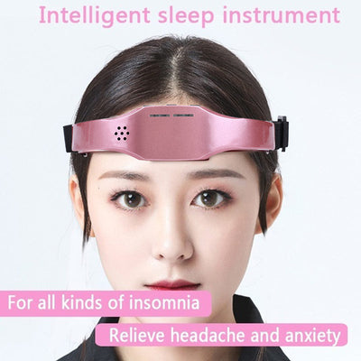 Electric Head Massager Sleep Monitor Migraine Relief Massager Insomnia Therapy Release Stress Sleep Therapy Device Sleeping Di - Korvel