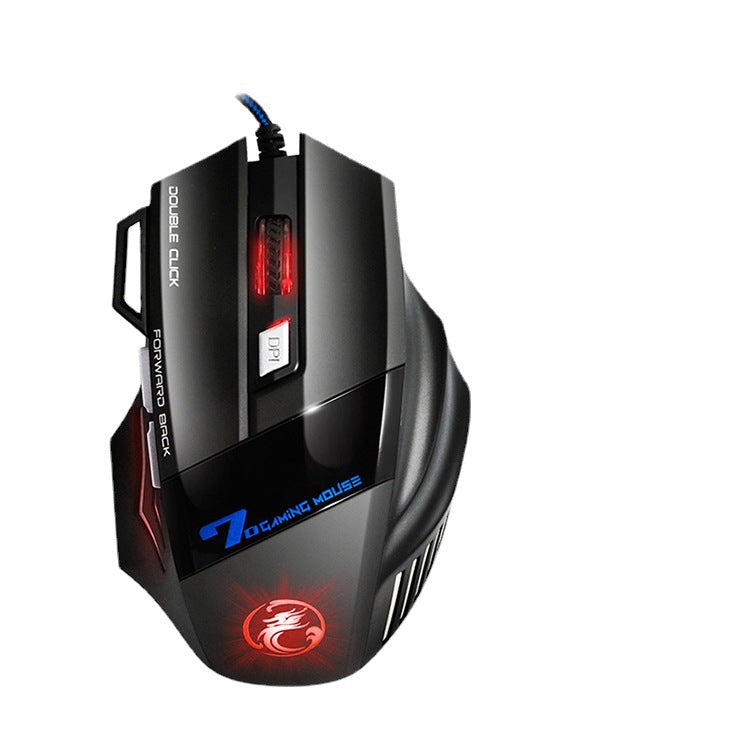 Wired Gaming Keyboard & Mouse Set with Rainbow Backlighting
